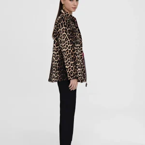 Lola Casademunt Chaquetas Y Gabardinas<Chaqueta en print animal NEGRO-MARRON
