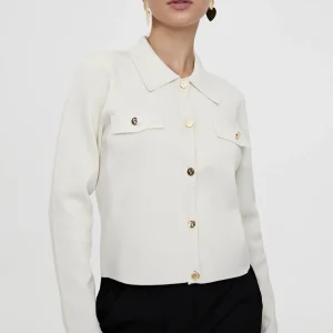 Lola Casademunt Chaquetas Y Gabardinas | Punto<Chaqueta punto con botones NEGRO