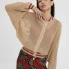 Lola Casademunt Chaquetas Y Gabardinas<Chaqueta punto oversize BEIG
