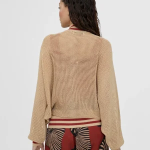Lola Casademunt Chaquetas Y Gabardinas<Chaqueta punto oversize BEIG