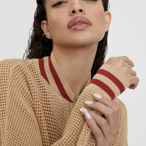Lola Casademunt Chaquetas Y Gabardinas<Chaqueta punto oversize BEIG