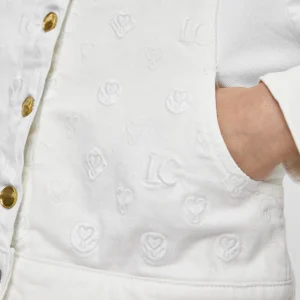 Lola Casademunt Chaquetas Y Gabardinas | Abrigos Y Cazadoras<Chaqueta tejana blanca BLANCO