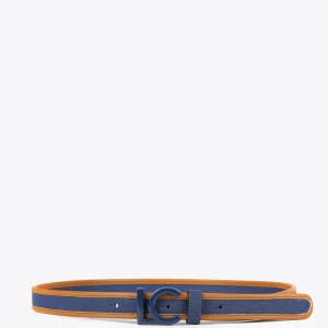 Lola Casademunt Accesorios<Cinturón estrecho canvas NAVY