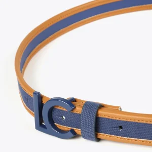 Lola Casademunt Accesorios<Cinturón estrecho canvas NAVY