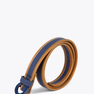 Lola Casademunt Accesorios<Cinturón estrecho canvas NAVY