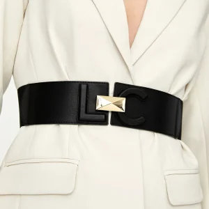 Lola Casademunt Accesorios<Cinturón hebilla LC NEGRO