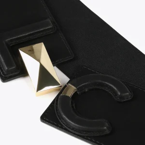 Lola Casademunt Accesorios<Cinturón hebilla LC NEGRO