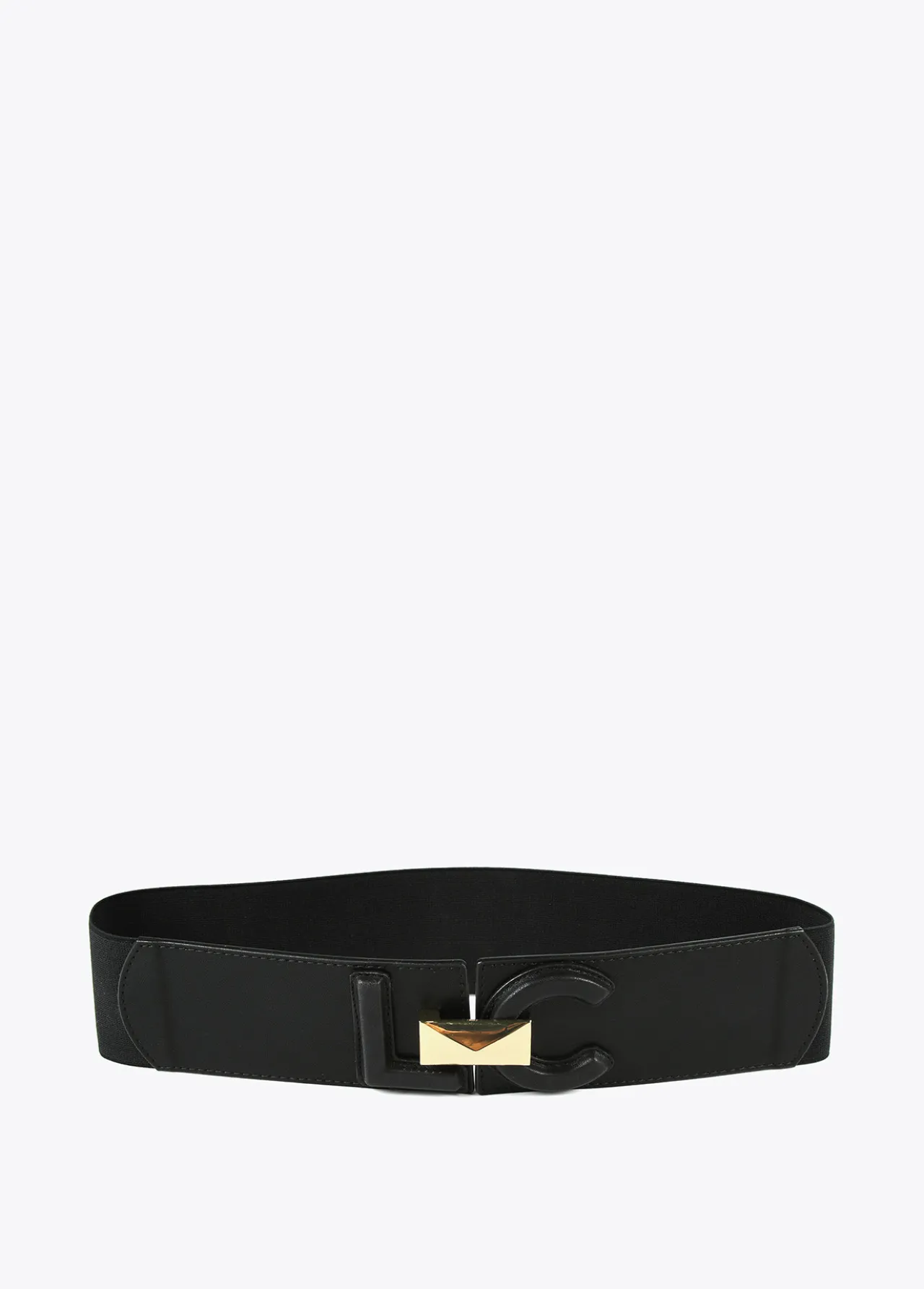 cinturn_hebilla_lc_6.webp Lola Casademunt Accesorios<Cinturón hebilla LC NEGRO