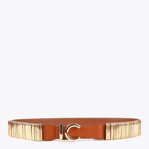 Lola Casademunt Cinturones<Cinturón multi anillas CAMEL