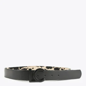 Lola Casademunt Animal Print | Cinturones<Cinturón reversible animal MARRON-NEGRO