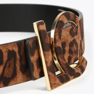 Lola Casademunt Cinturones | Animal Print<Cinturón reversible animal print MARRON-NEGRO