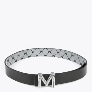Lola Casademunt Cinturones<Cinturón reversible gris y negro GRIS-NEGRO