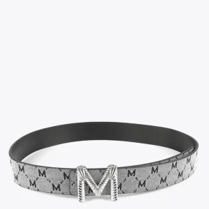 Lola Casademunt Cinturones<Cinturón reversible gris y negro GRIS-NEGRO