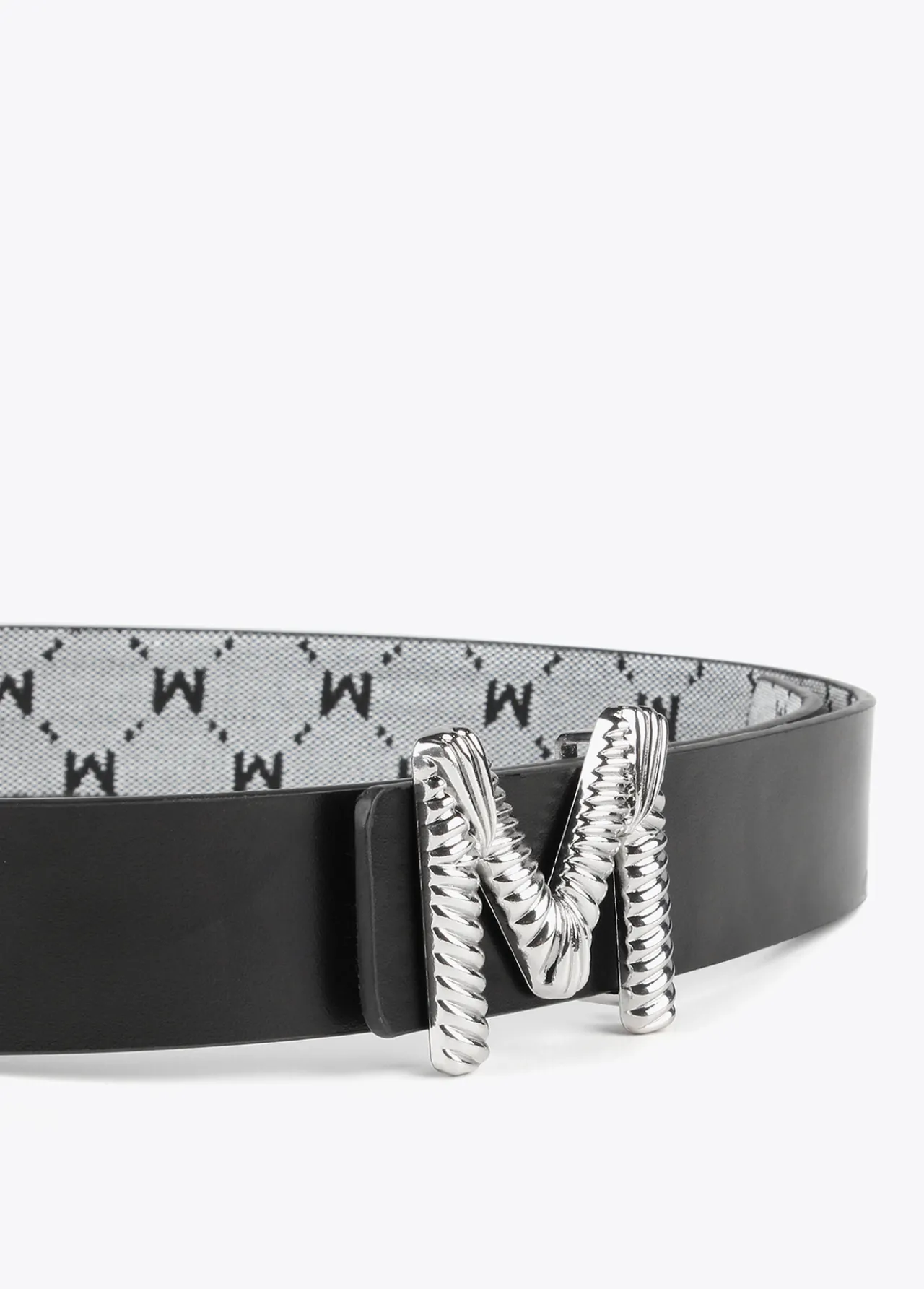 cinturn_reversible_gris_y_negro_4.webp Lola Casademunt Cinturones<Cinturón reversible gris y negro GRIS-NEGRO