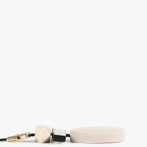 Lola Casademunt Bisuteria<Collar colgante blanco y negro BLANCO-NEGRO