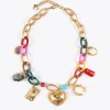 Lola Casademunt Collares<Collar colores y charms METAL-MULTICOLOR