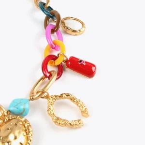 Lola Casademunt Collares<Collar colores y charms METAL-MULTICOLOR