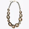 Lola Casademunt Bisuteria<Collar con aros animal print MARRON