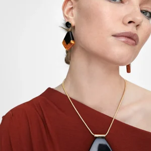 Lola Casademunt Bisuteria<Collar con colgante étnico MARRON
