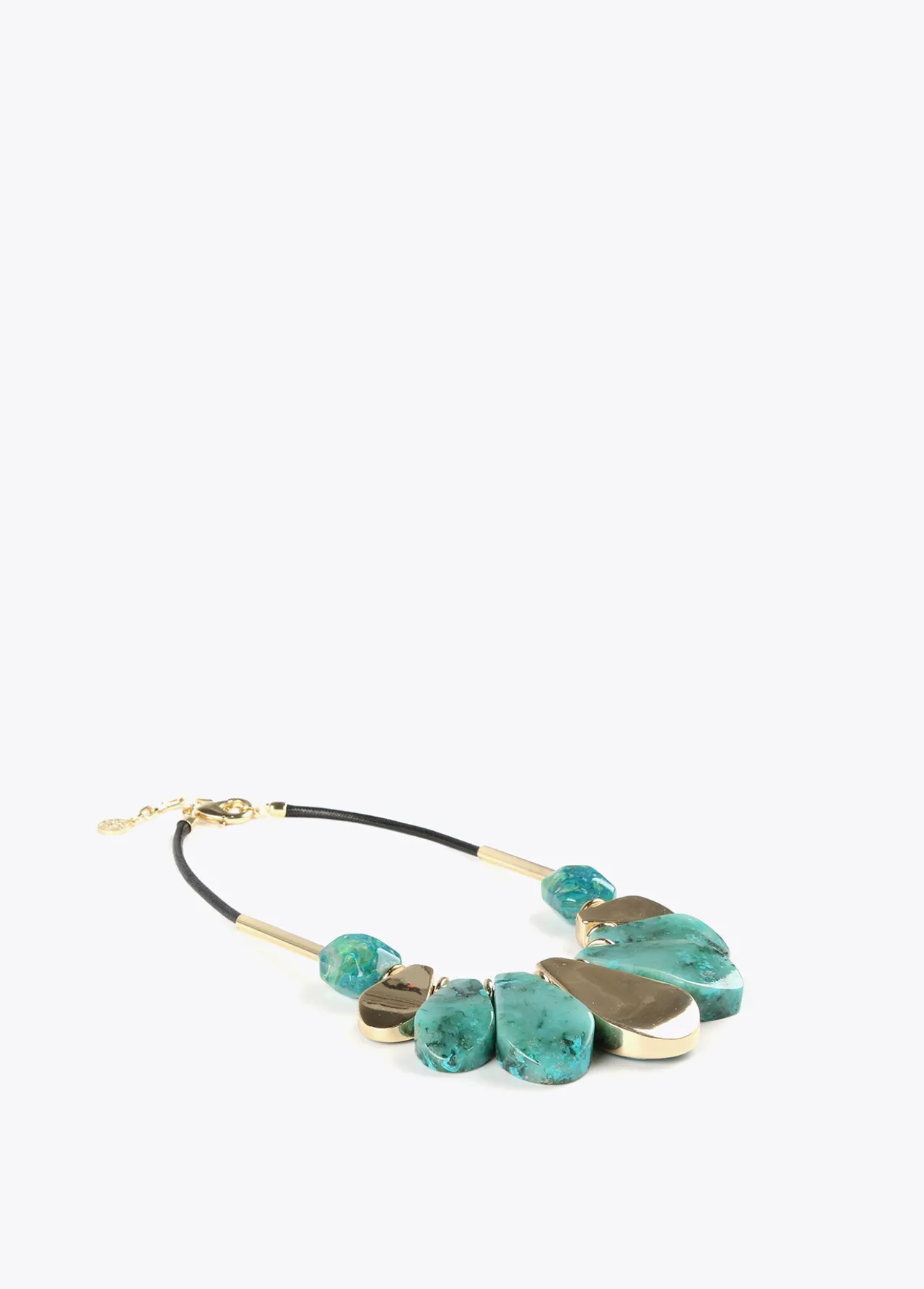 collar_con_colgante_turquesa_3.webp Lola Casademunt Bisuteria<Collar con colgante TURQUESA