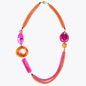 Lola Casademunt Bisuteria<Collar cordón y abalorios AZULELECTRICO