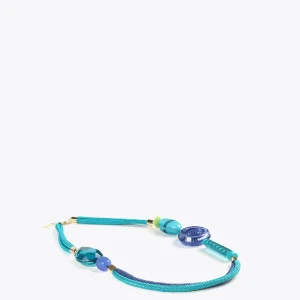 Lola Casademunt Bisuteria<Collar cordóny abalorios AZULELECTRICO