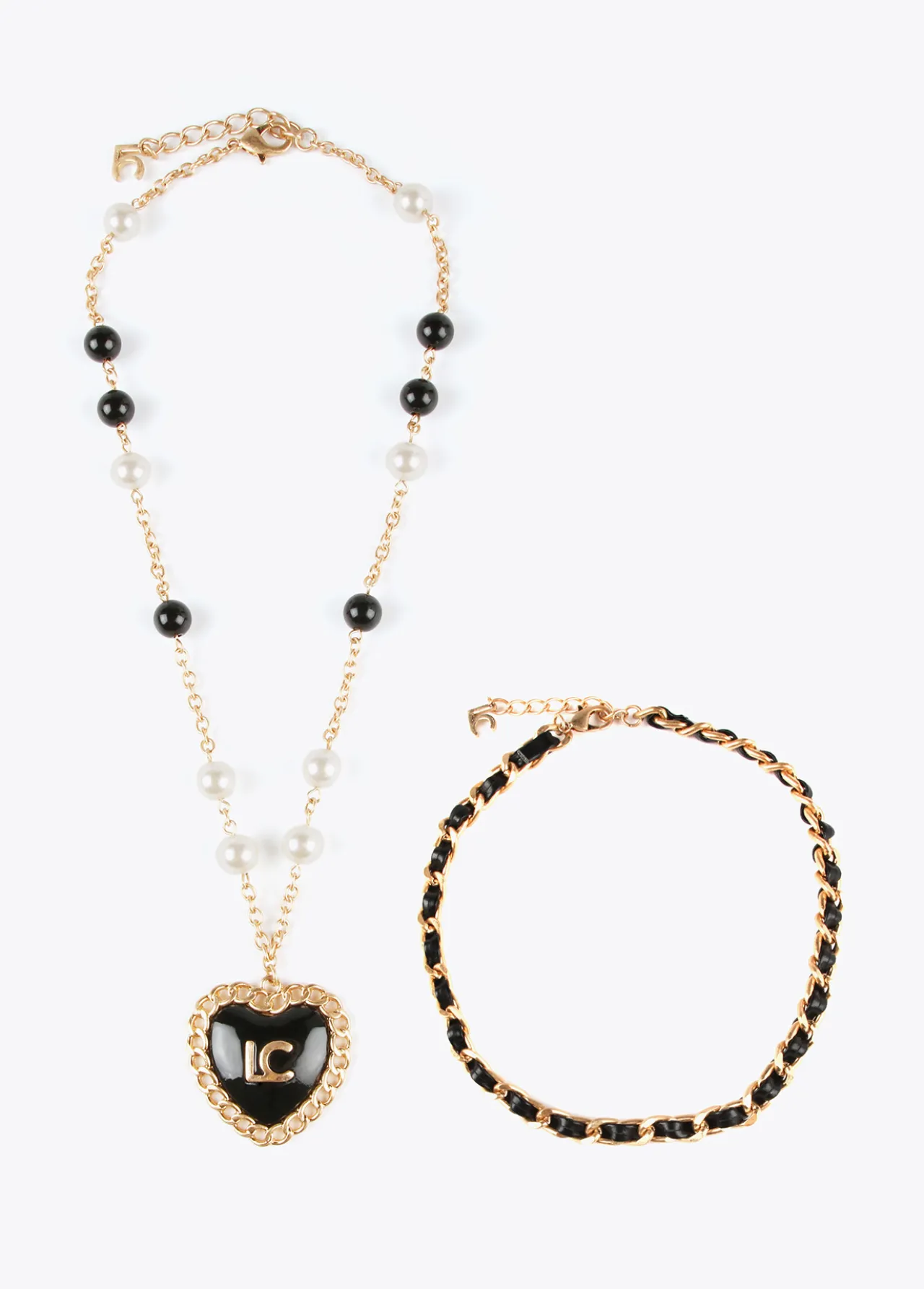 collar_doble_2.webp Lola Casademunt Collares<Collar doble METAL-NEGRO