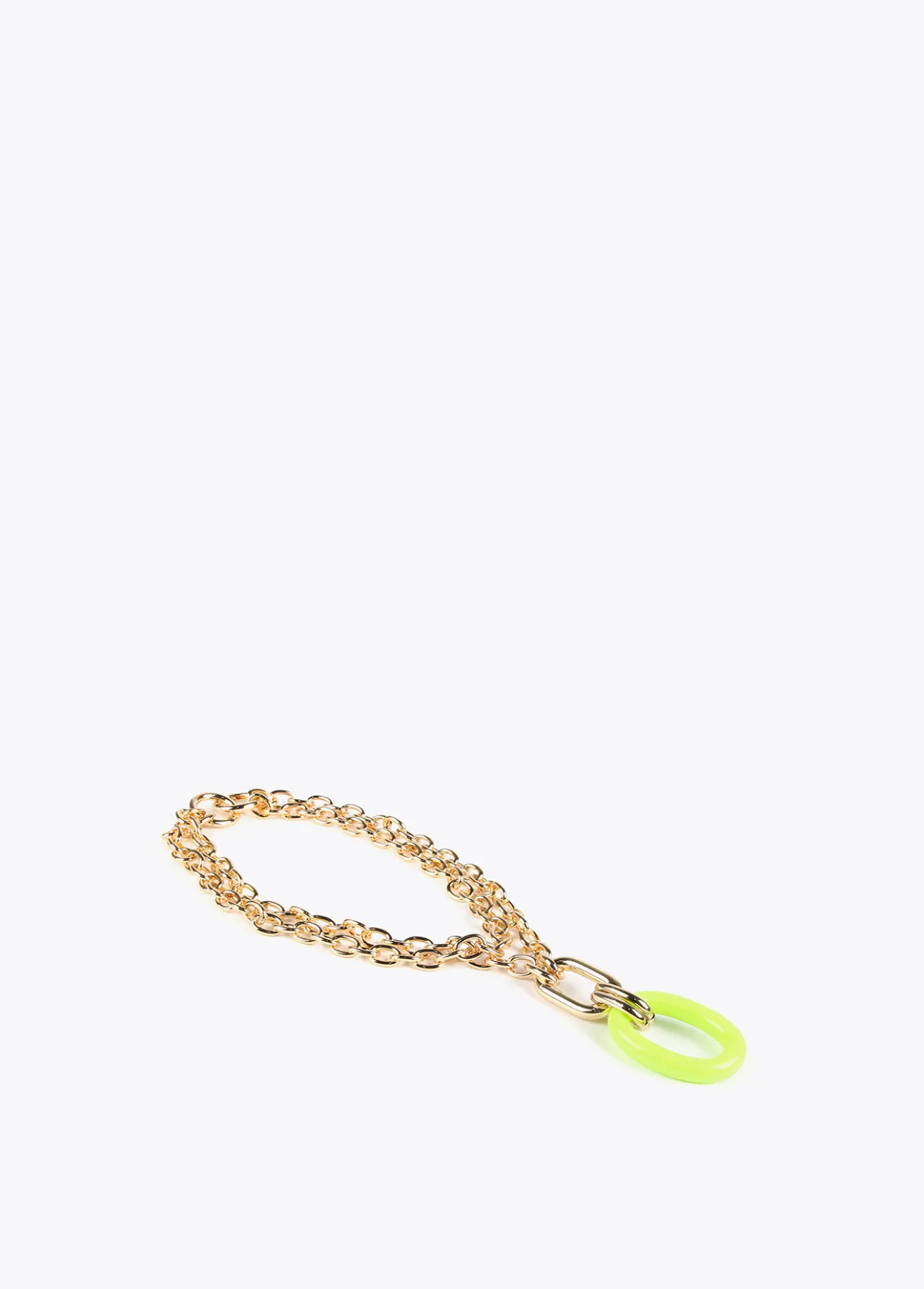 collar_doble_cadena_y_colgante_4-2.webp Lola Casademunt Bisuteria<Collar doble cadena y colgante FUCSIA