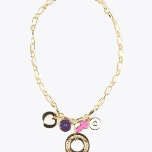 Lola Casademunt Collares<Collar con charms DORADO