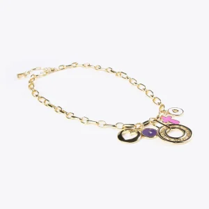 Lola Casademunt Collares<Collar con charms DORADO