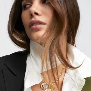 Lola Casademunt Collares<Collar con charms DORADO