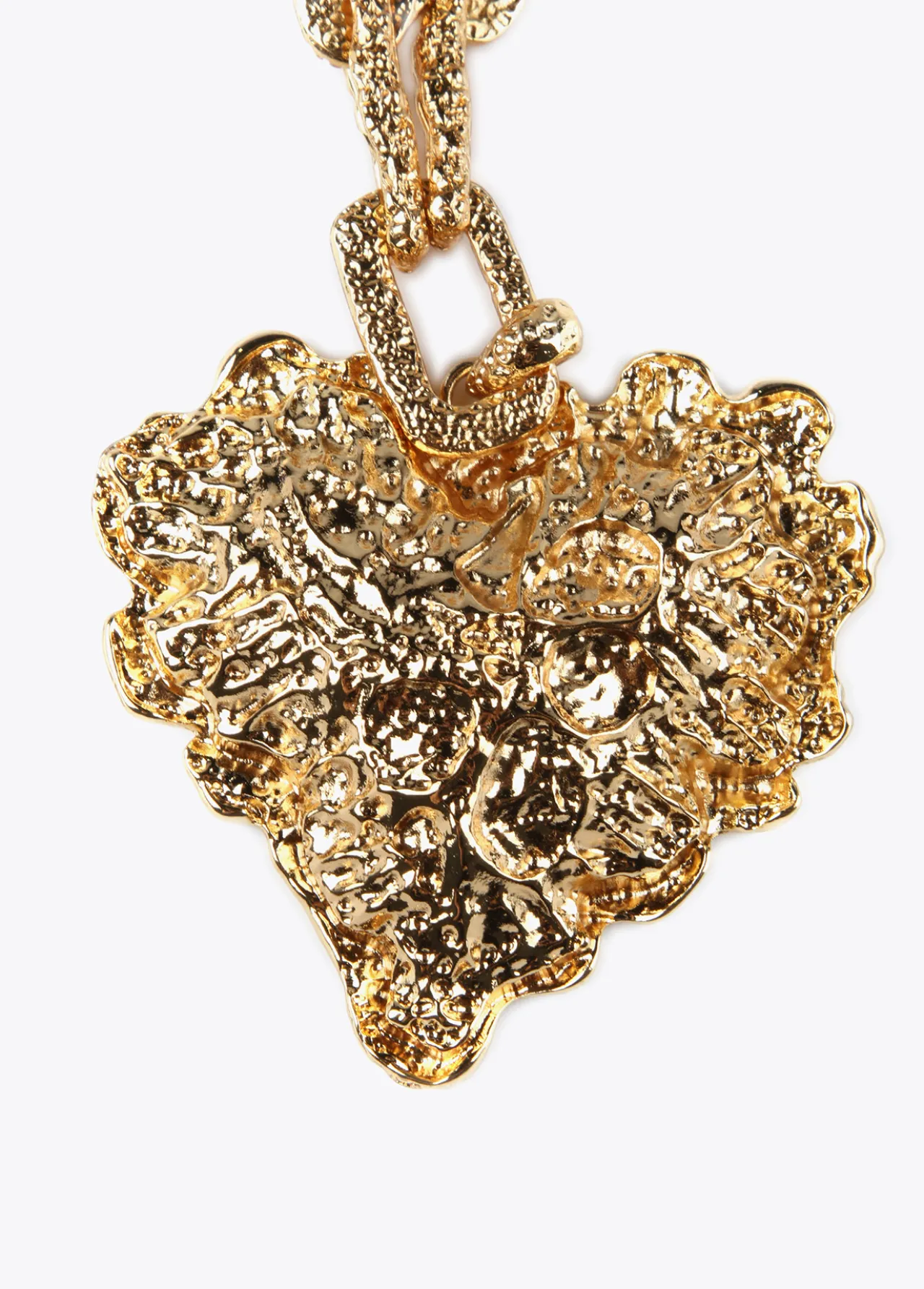 collar_dorado_largo_con_corazn_1.webp Lola Casademunt Collares<Collar largo con corazón DORADO