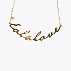 Lola Casademunt Collares<Collar Lola love DORADO