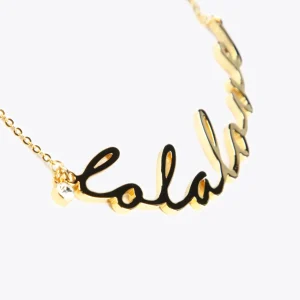 Lola Casademunt Collares<Collar Lola love DORADO