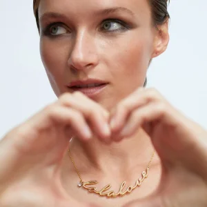 Lola Casademunt Collares<Collar Lola love DORADO