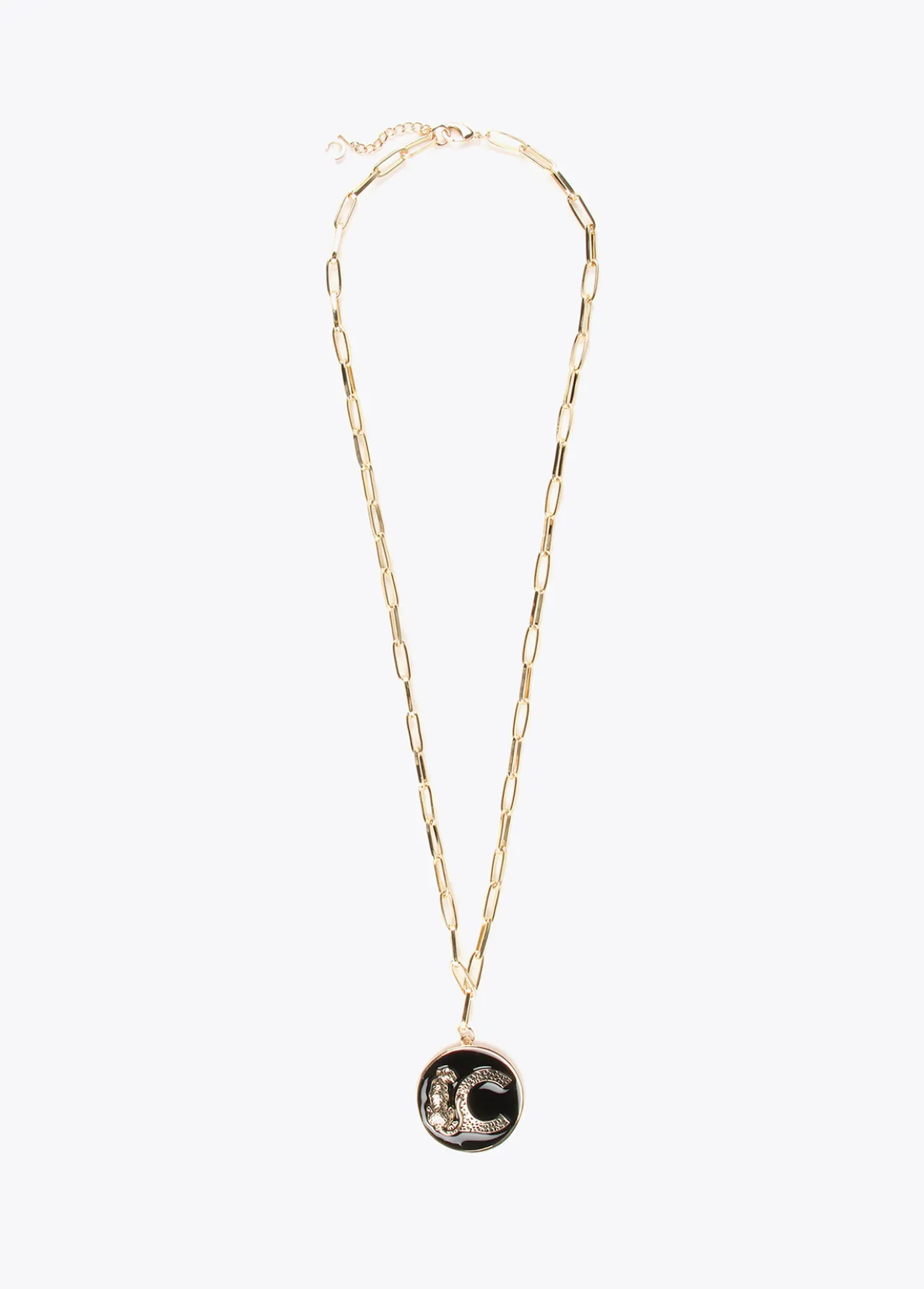 collar_eslabones_y_colgante_0.webp Lola Casademunt Collares<Collar eslabones y colgante METAL-NEGRO