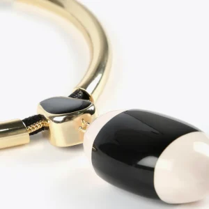 Lola Casademunt Bisuteria<Collar gargantilla blanco y negro BLANCO-NEGRO