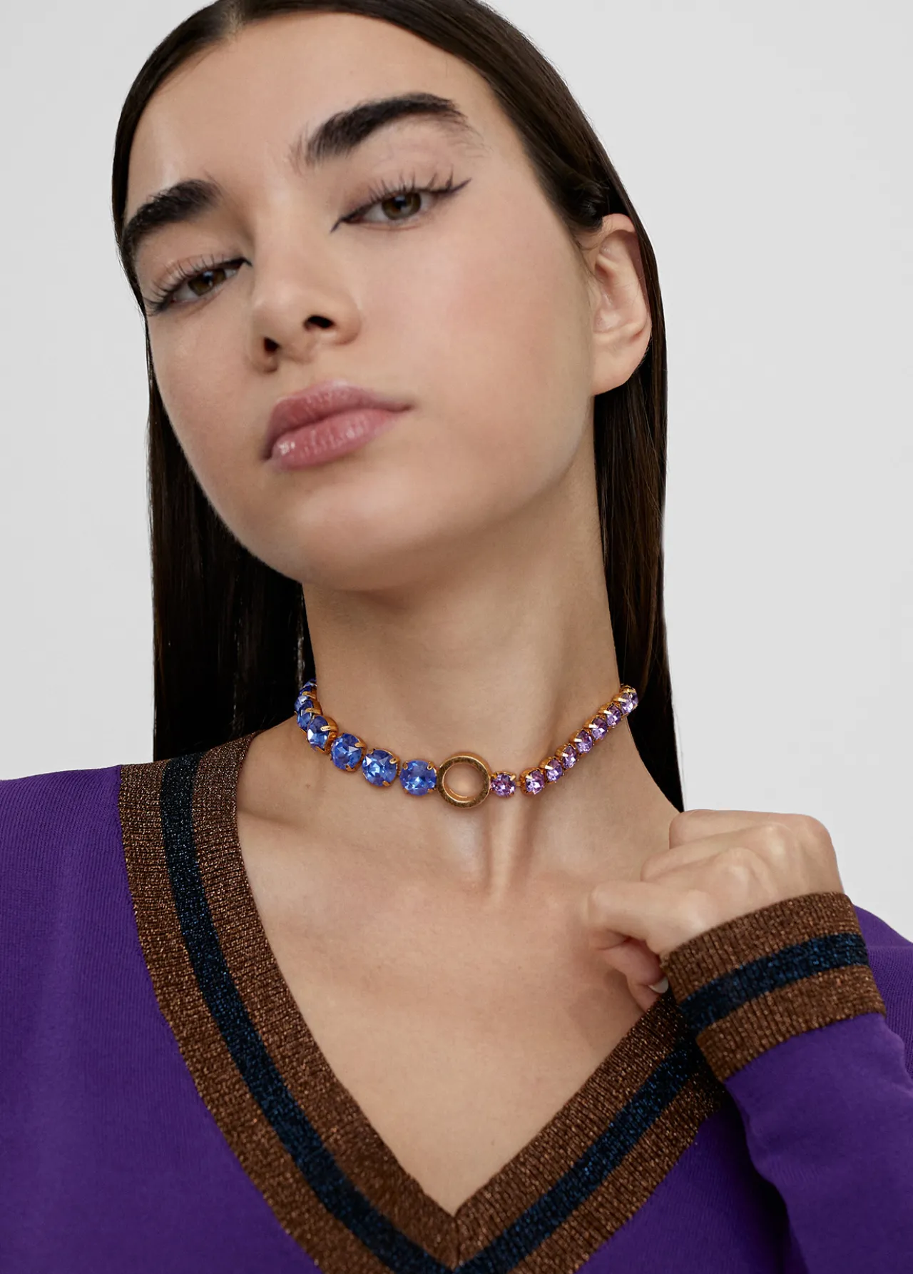 collar_gargantilla_de_cristales_1-1.webp Lola Casademunt Bisuteria<Collar gargantilla de cristales NEGRO