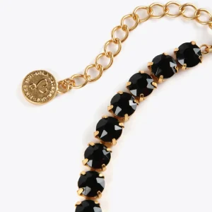Lola Casademunt Bisuteria<Collar gargantilla de cristales NEGRO