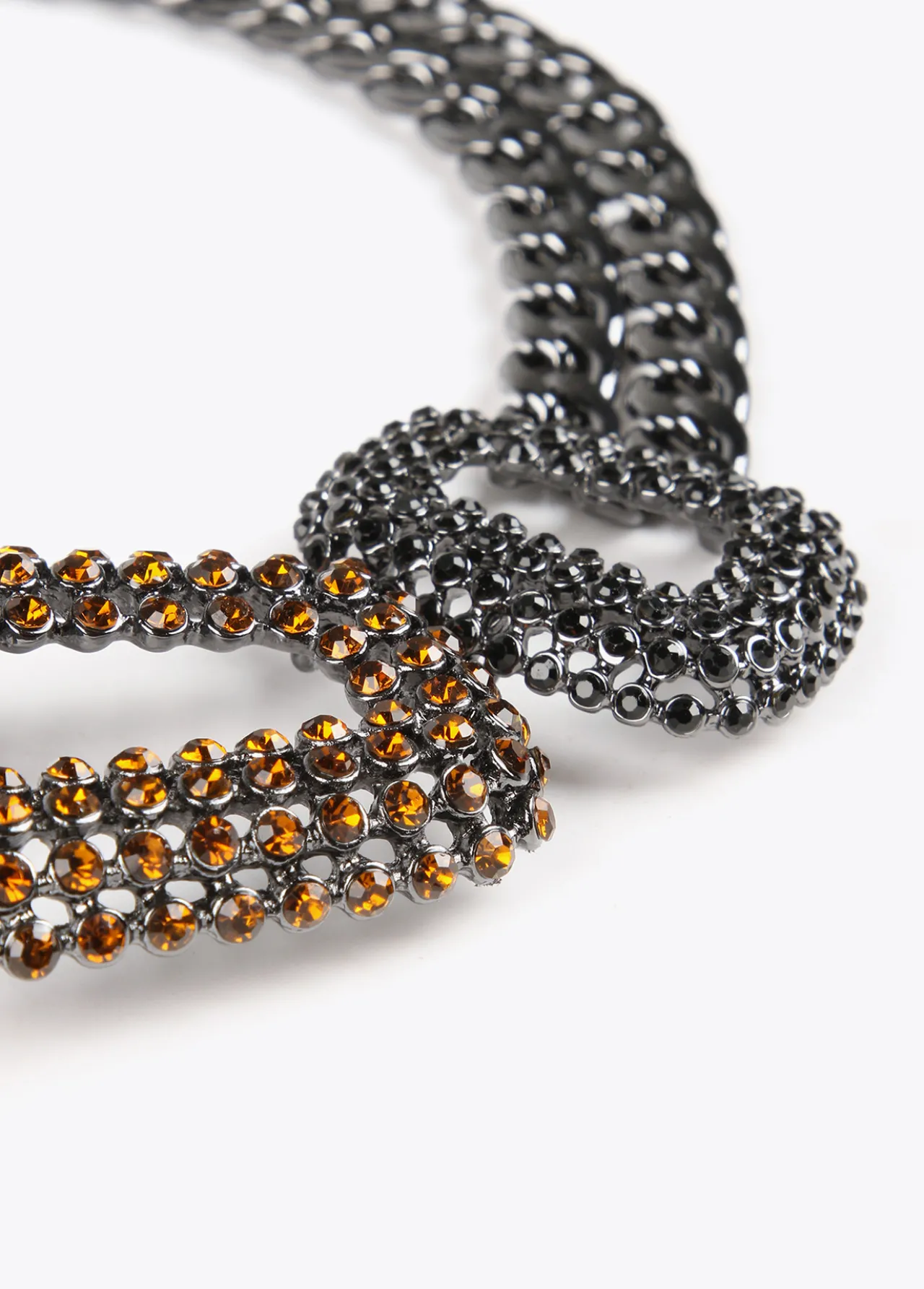 collar_gargantilla_doble_pieza_3.webp Lola Casademunt Collares<Collar gargantilla doble pieza METAL-NEGRO
