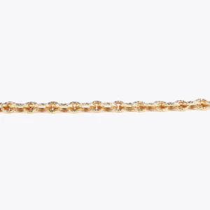 Lola Casademunt Collares<Collar gargantilla dorada con textura DORADO