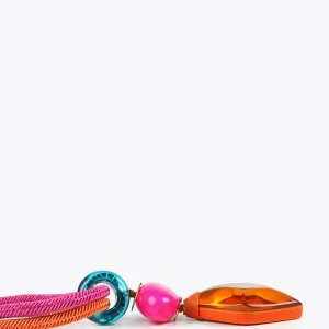 Lola Casademunt Bisuteria<Collar maxi piezas de colores NARANJA