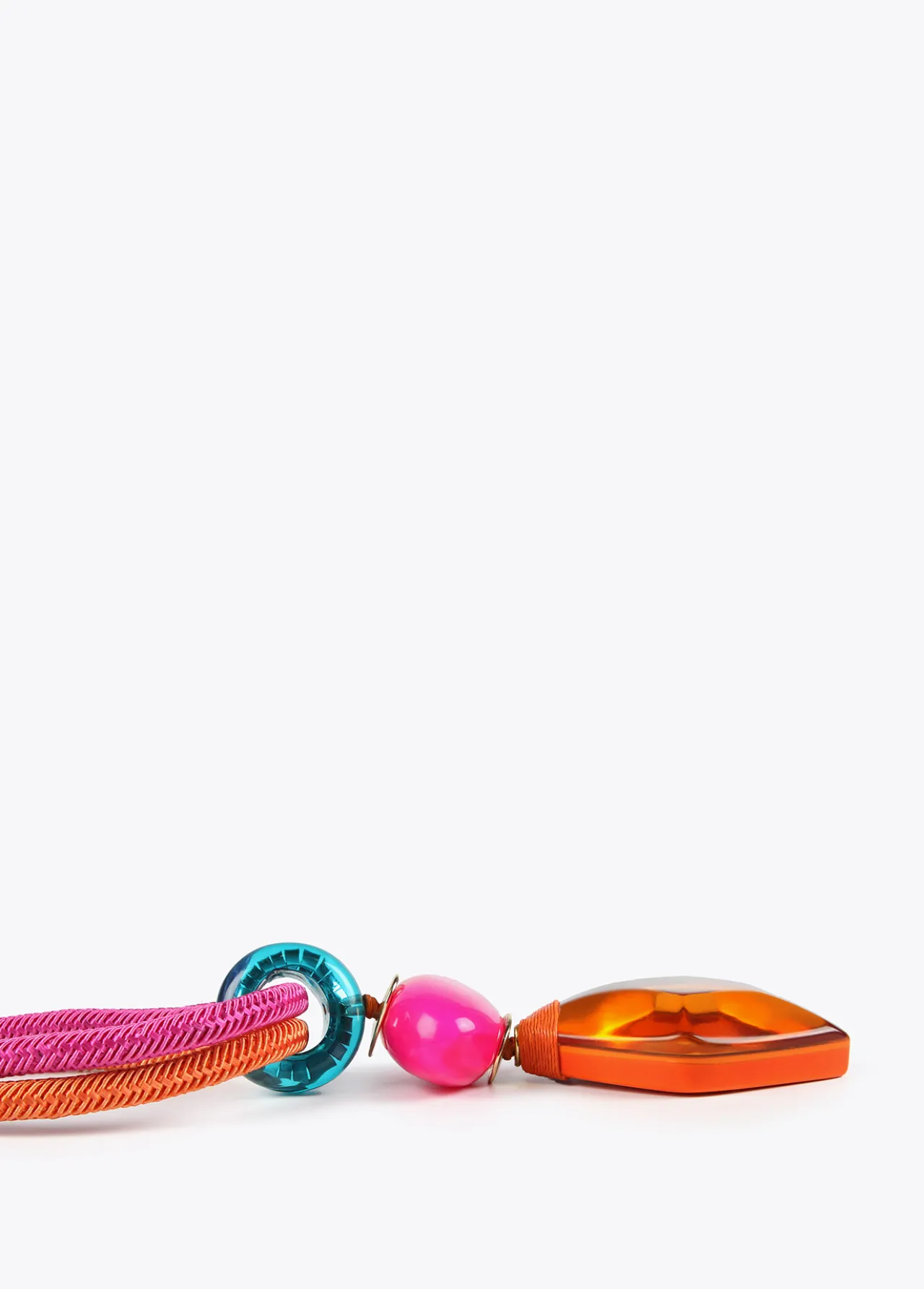 Lola Casademunt Bisuteria<Collar maxi piezas de colores NARANJA