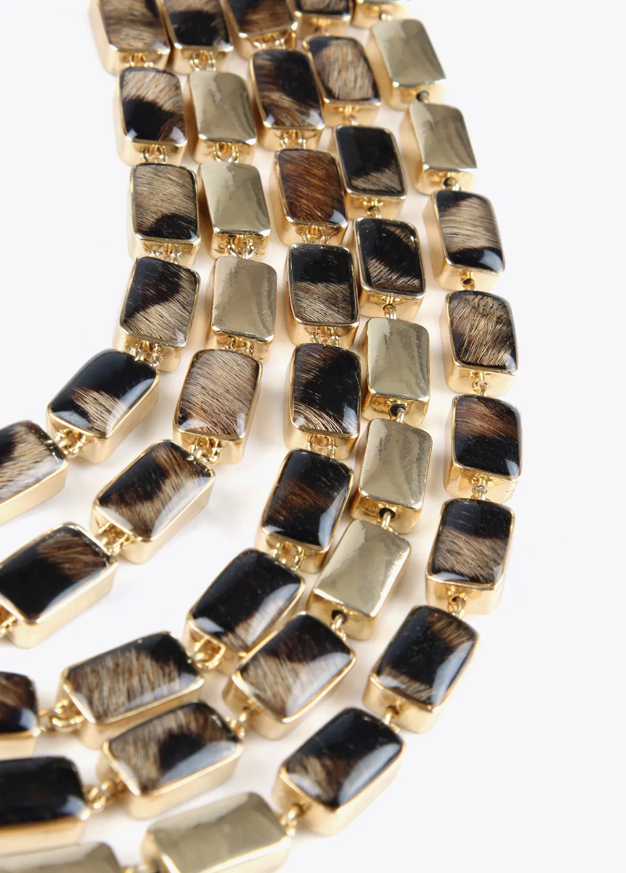 collar_multi_cadena_animal_print_2.webp Lola Casademunt Bisuteria<Collar multi cadena animal print DORADO