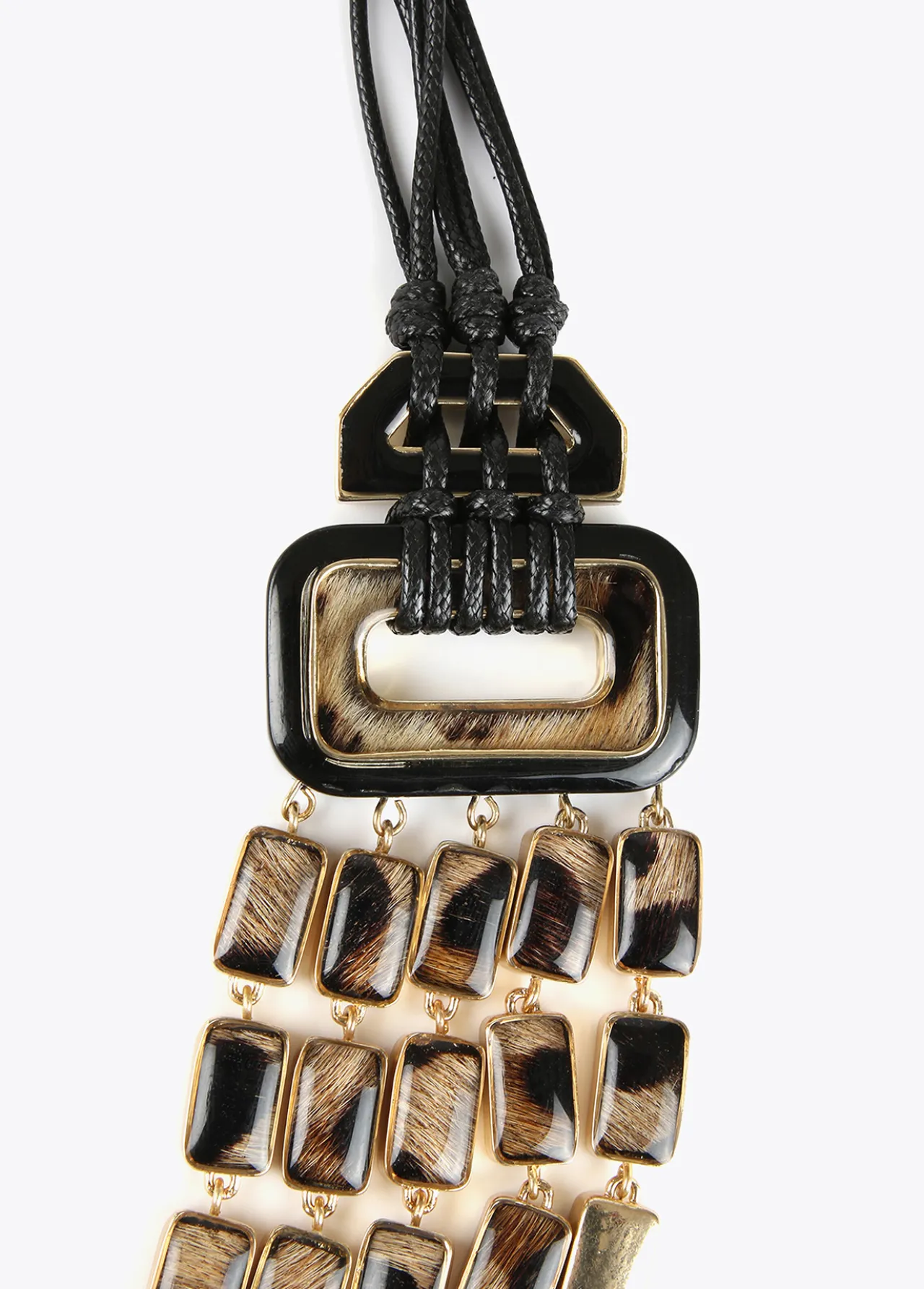 collar_multi_cadena_animal_print_4.webp Lola Casademunt Bisuteria<Collar multi cadena animal print DORADO