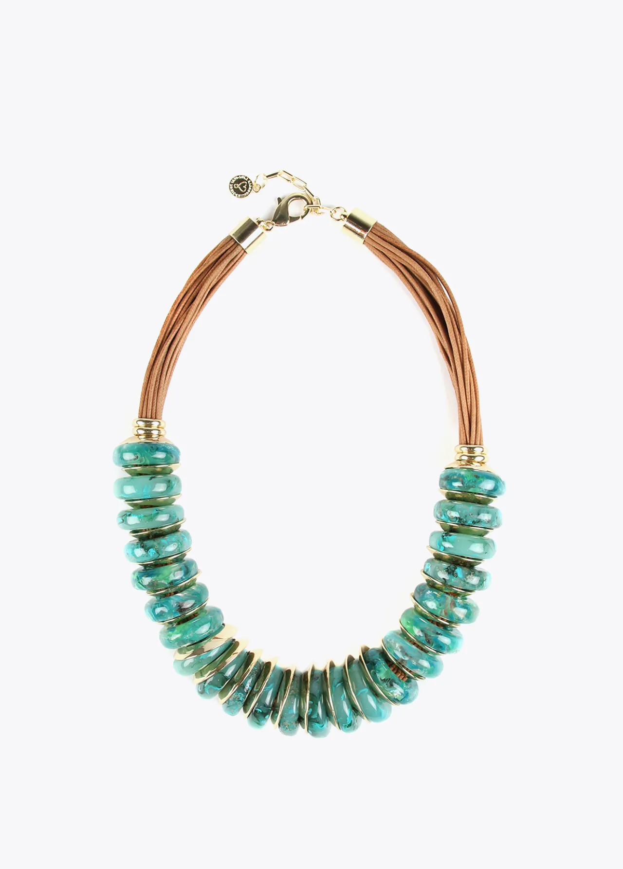 collar_multi_piezas_turquesa_0.webp Lola Casademunt Bisuteria<Collar multi piezas TURQUESA