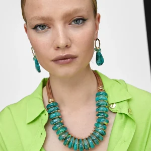 Lola Casademunt Bisuteria<Collar multi piezas TURQUESA
