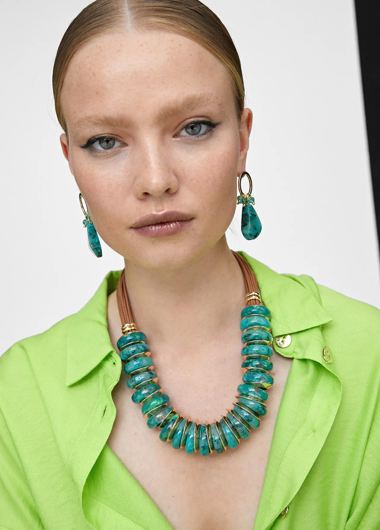 collar_multi_piezas_turquesa_6.webp Lola Casademunt Bisuteria<Collar multi piezas TURQUESA