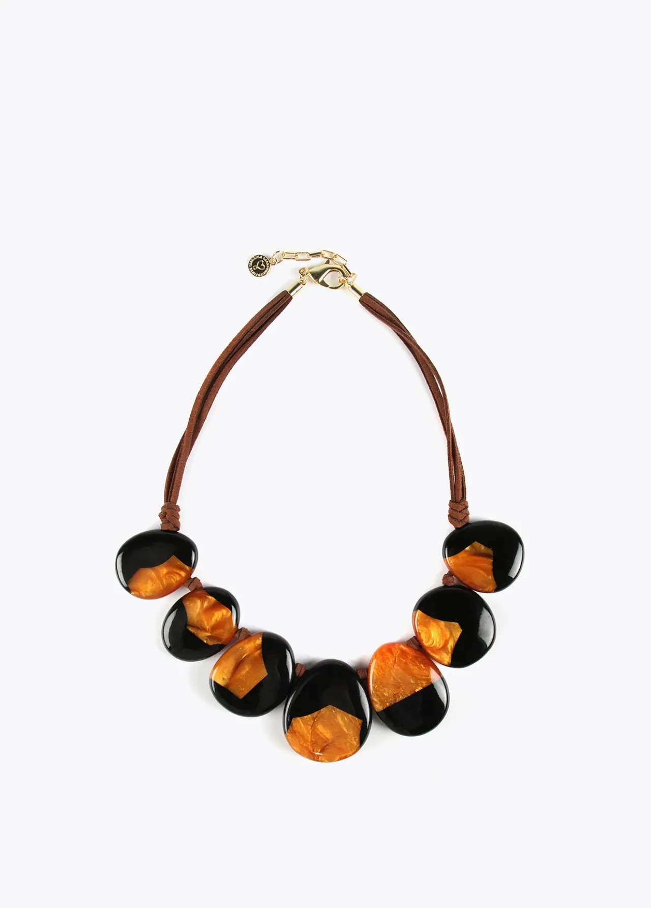 collar_piezas_etnicas_0.webp Lola Casademunt Bisuteria<Collar piezas etnicas MARRON