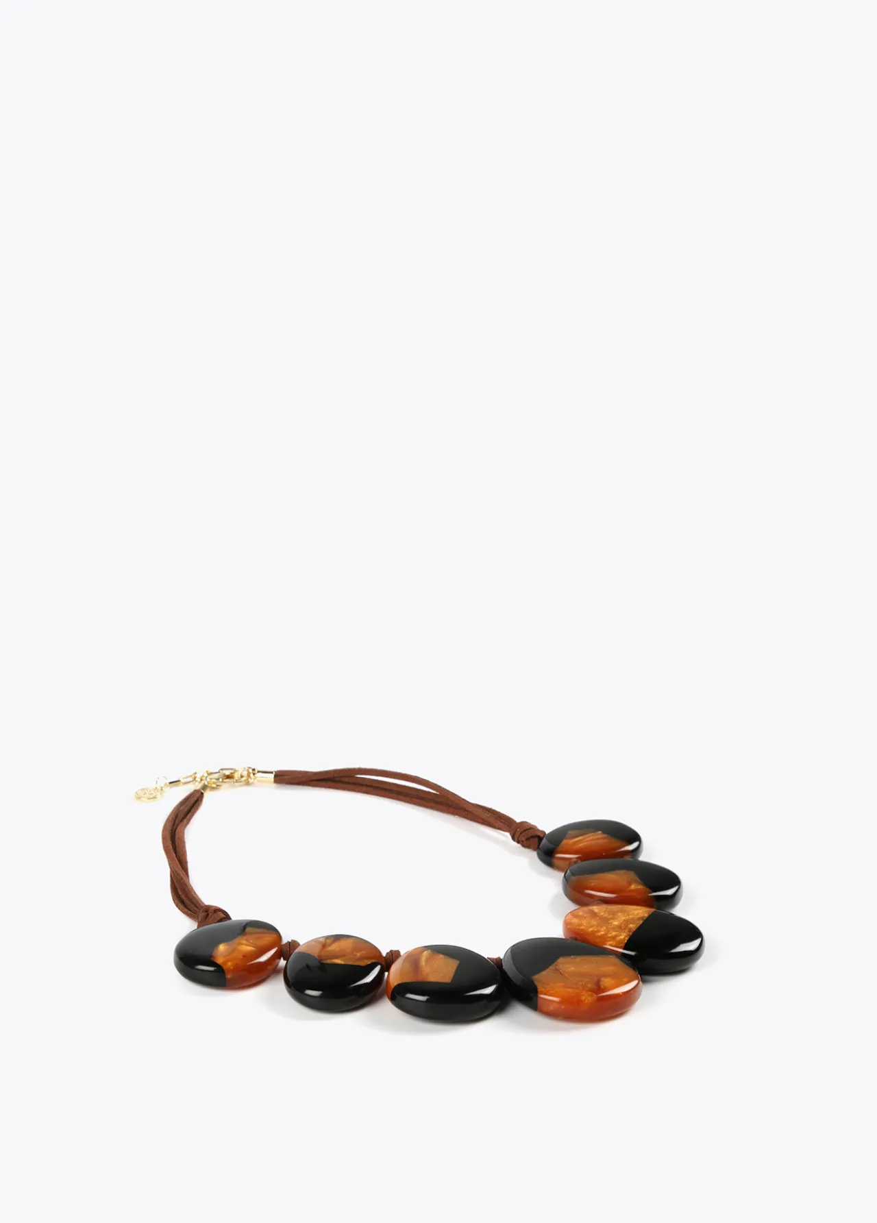 collar_piezas_etnicas_4.webp Lola Casademunt Bisuteria<Collar piezas etnicas MARRON